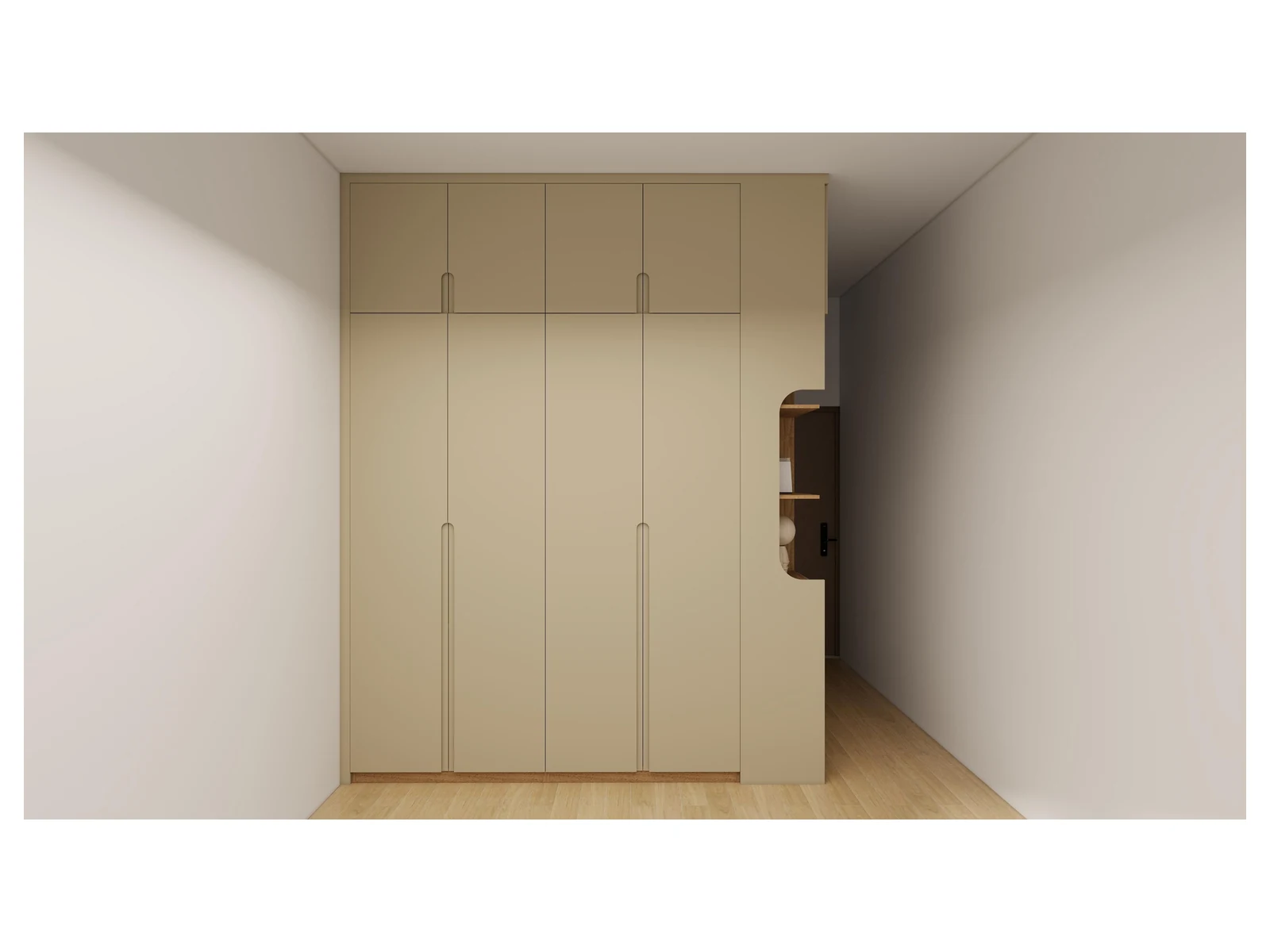 Closet 2 3D design rendering from the Miami project cabinetry design document